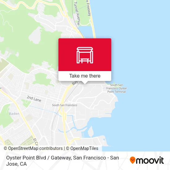 Oyster Point Blvd / Gateway map