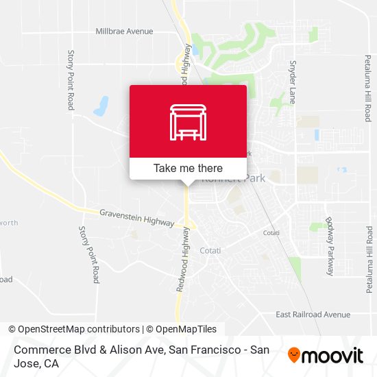 Commerce Blvd & Alison Ave map