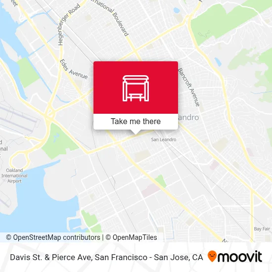 Davis St. & Pierce Ave map