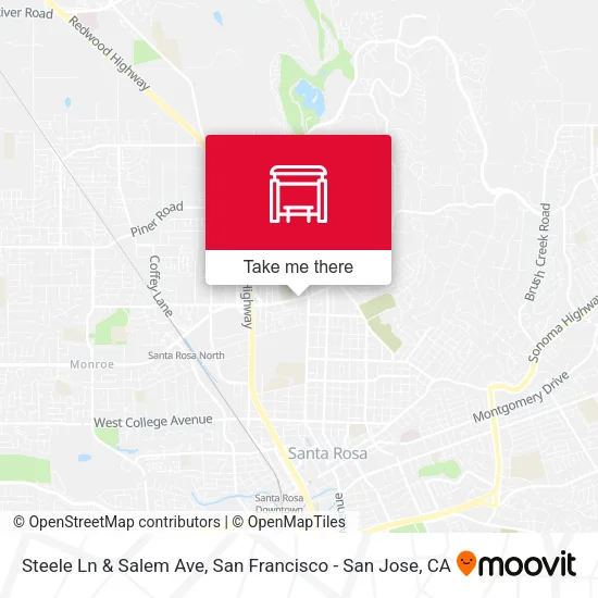 Steele Ln & Salem Ave map