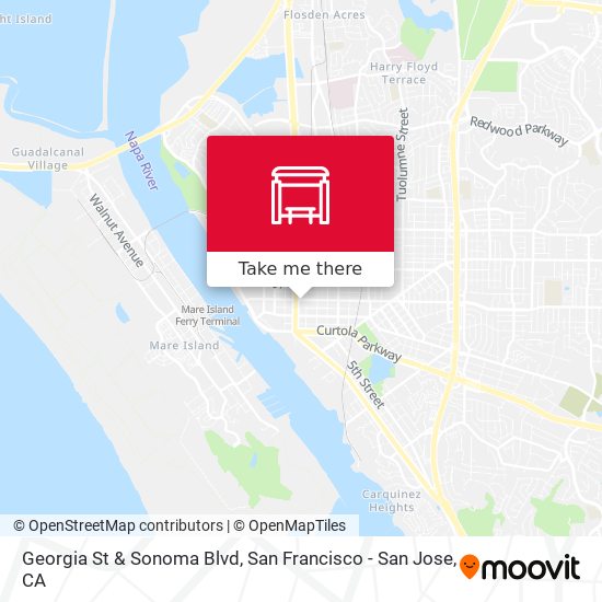 Mapa de Georgia St & Sonoma Blvd