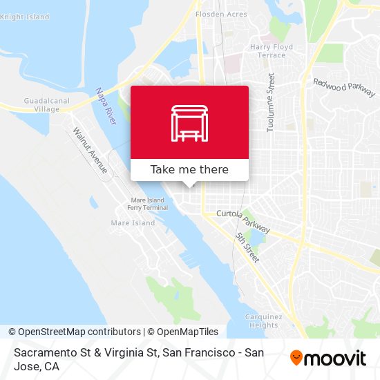 Sacramento St & Virginia St map