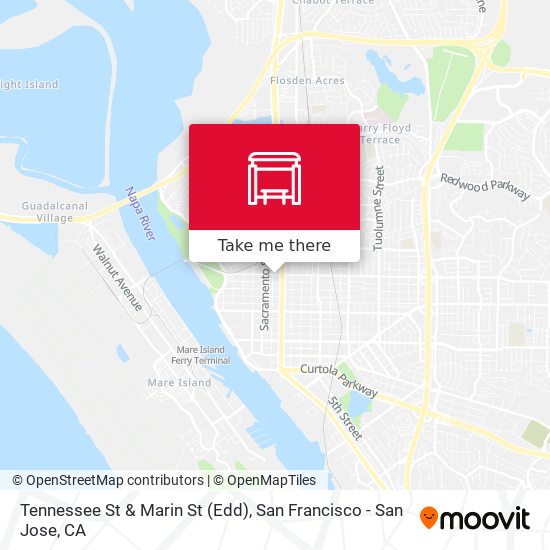 Mapa de Tennessee St & Marin St (Edd)