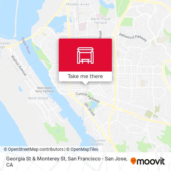 Mapa de Georgia St & Monterey St