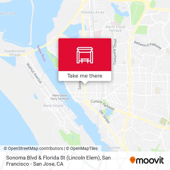 Mapa de Sonoma Blvd & Florida St (Lincoln Elem)