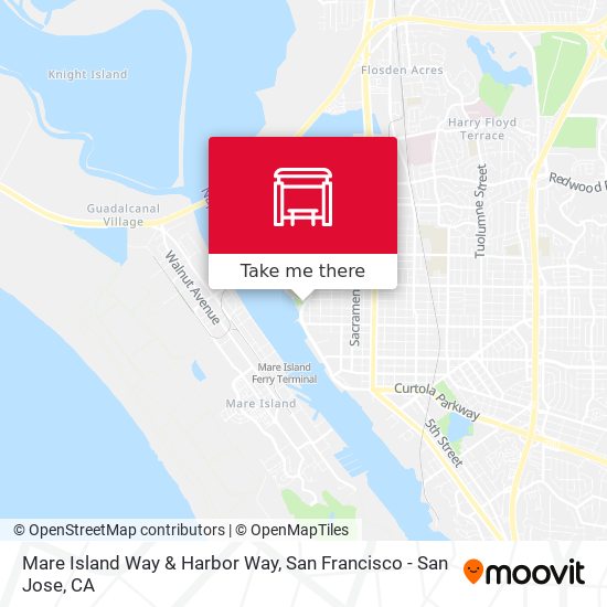 Mapa de Mare Island Way & Harbor Way