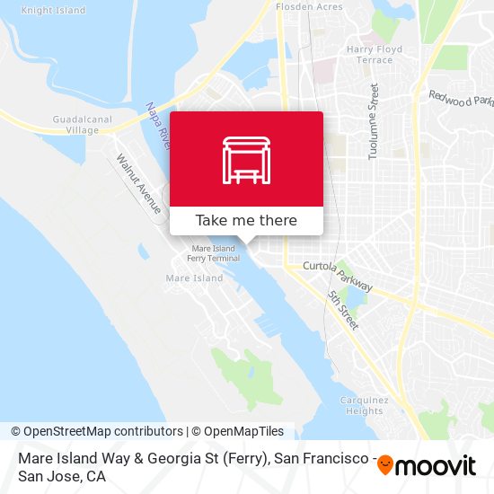 Mare Island Way & Georgia St (Ferry) map