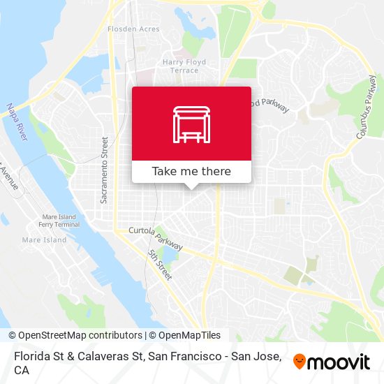 Mapa de Florida St & Calaveras St