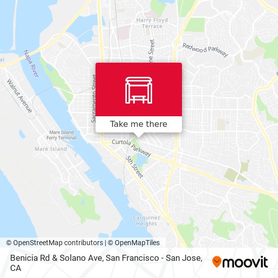 Mapa de Benicia Rd & Solano Ave