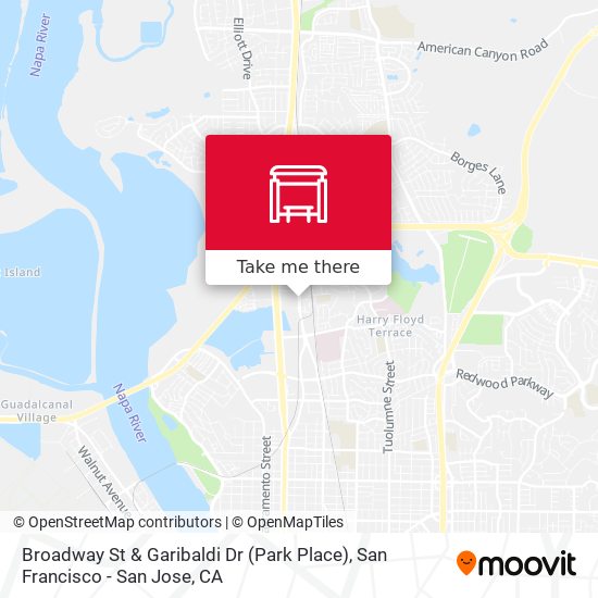 Broadway St & Garibaldi Dr (Park Place) map