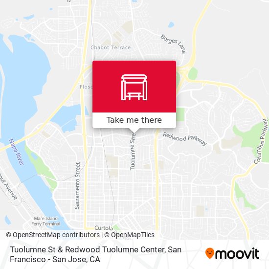 Mapa de Tuolumne St & Redwood Tuolumne Center