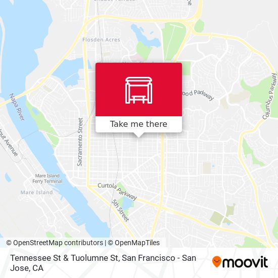 Mapa de Tennessee St & Tuolumne St