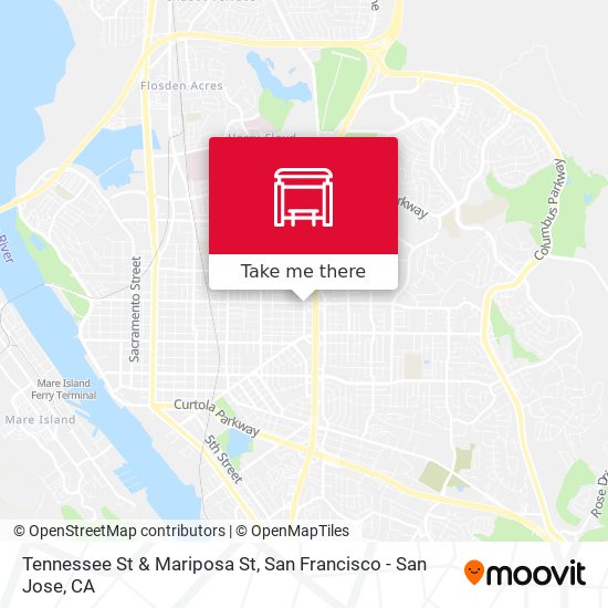 Mapa de Tennessee St & Mariposa St