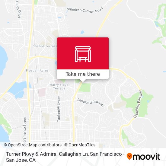 Turner Pkwy & Admiral Callaghan Ln map