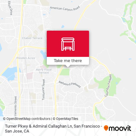 Turner Pkwy & Admiral Callaghan Ln map
