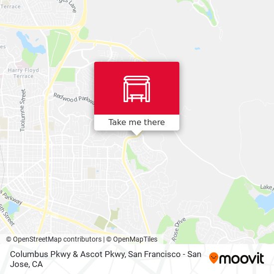 Columbus Pkwy & Ascot Pkwy map