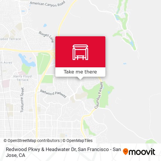 Redwood Pkwy & Headwater Dr map