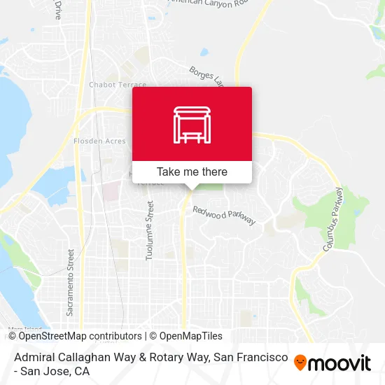 Admiral Callaghan Way & Rotary Way map