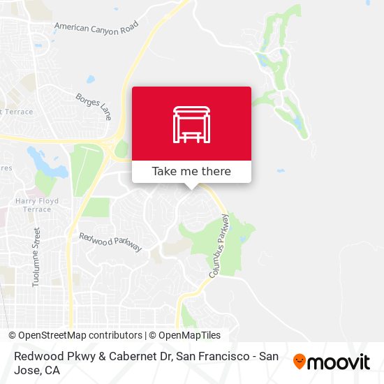 Mapa de Redwood Pkwy & Cabernet Dr