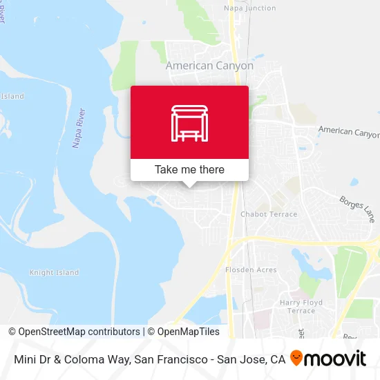 Mini Dr & Coloma Way map