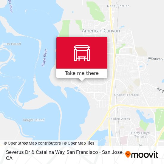 Severus Dr & Catalina Way map