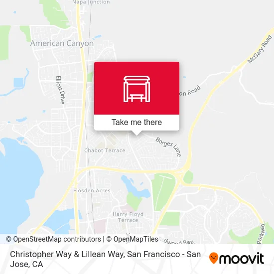 Christopher Way & Lillean Way map