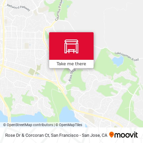 Mapa de Rose Dr & Corcoran Ct