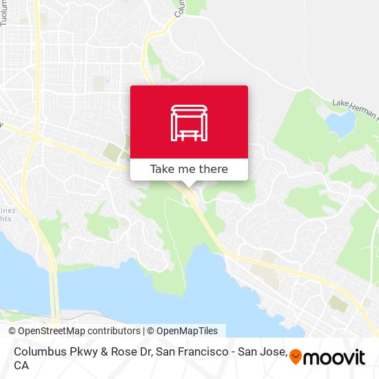 Columbus Pkwy & Rose Dr map