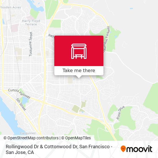 Mapa de Rollingwood Dr & Cottonwood Dr
