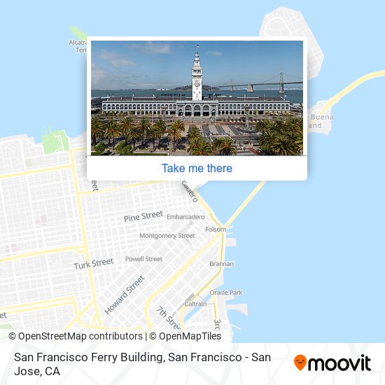 Mapa de San Francisco Ferry Building