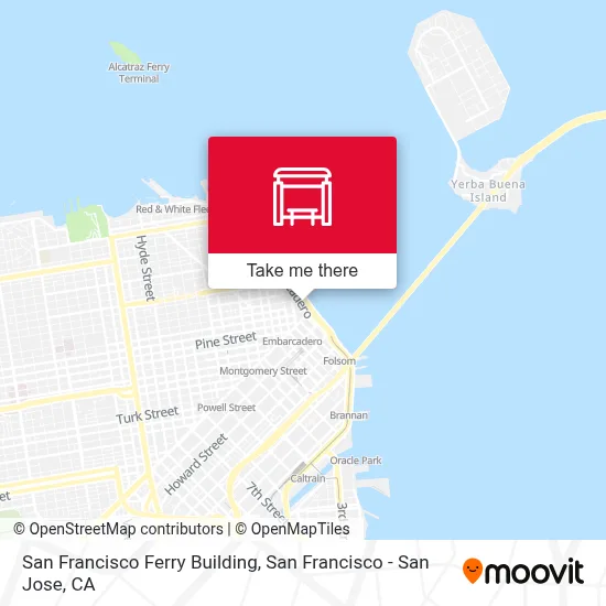San Francisco Ferry Building map