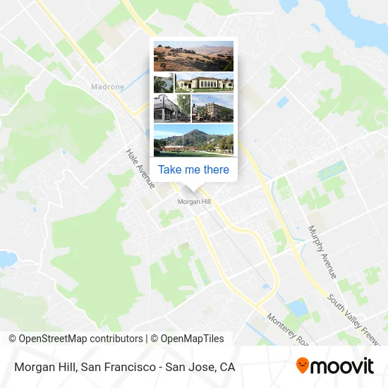 Morgan Hill map