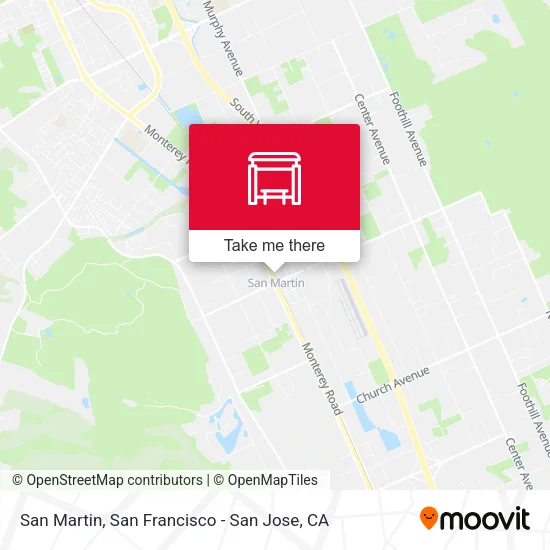 San Martin map