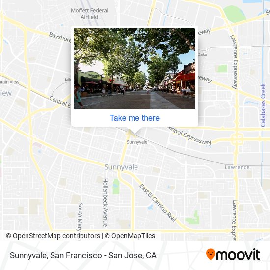Sunnyvale map