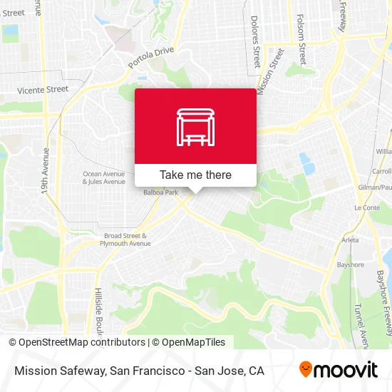 Mapa de Mission Safeway