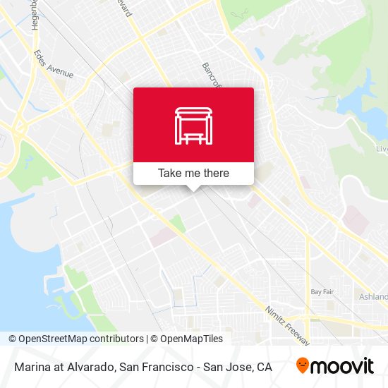 Marina at Alvarado map