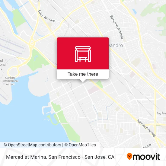 Merced at Marina map
