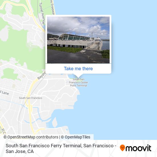 Mapa de South San Francisco Ferry Terminal