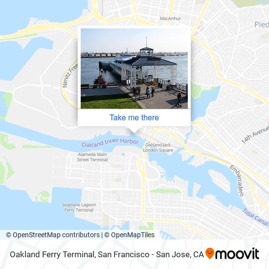 Oakland Ferry Terminal map