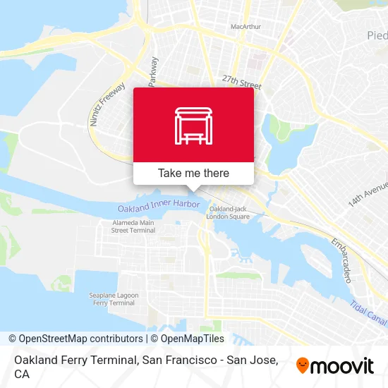 Mapa de Oakland Ferry Terminal