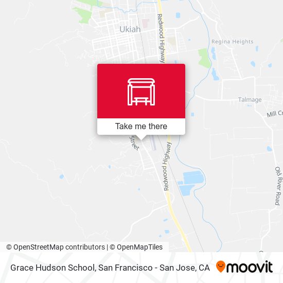 Grace Hudson School map