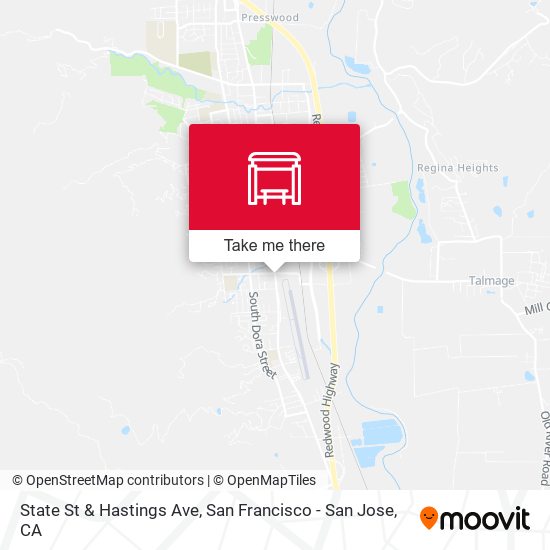 State St & Hastings Ave map