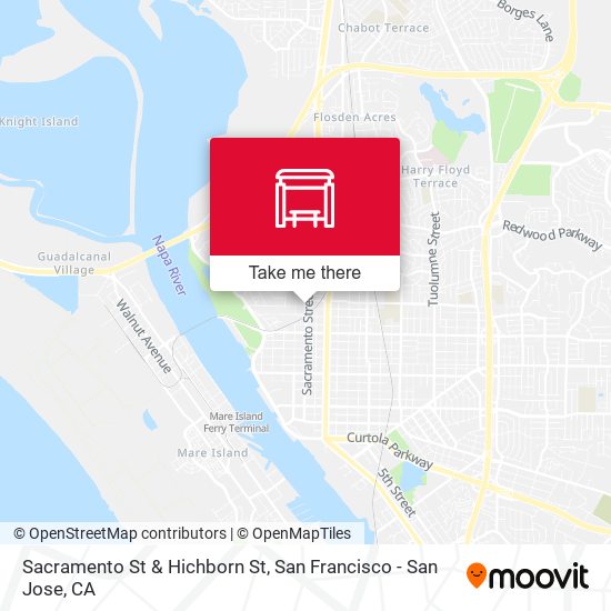 Sacramento St & Hichborn St map