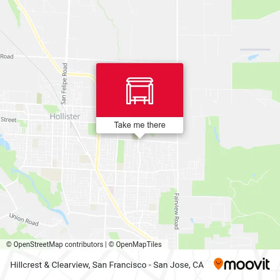 Hillcrest & Clearview map