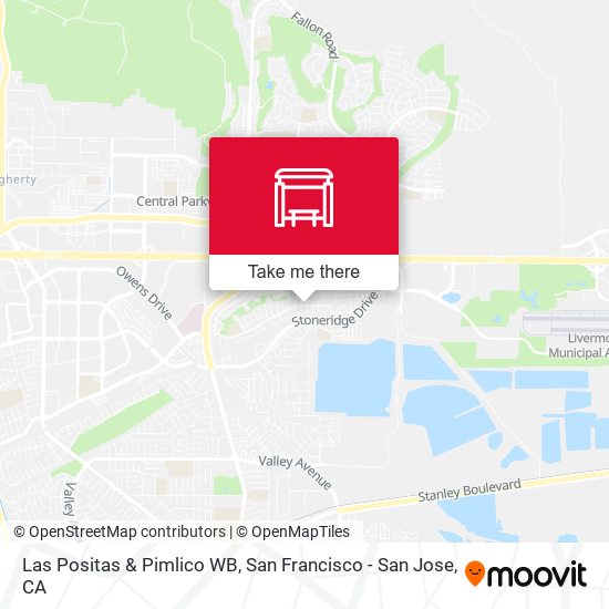 Las Positas & Pimlico WB map