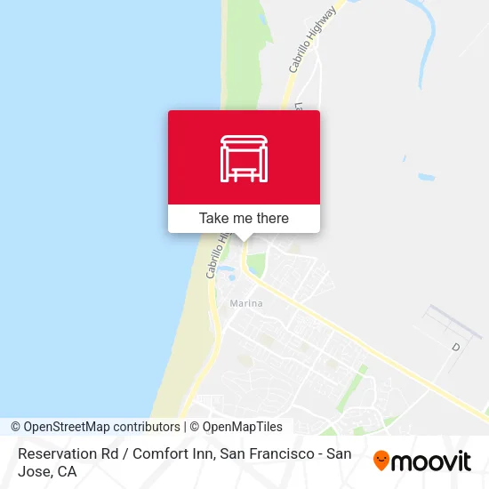 Mapa de Reservation Rd / Comfort Inn
