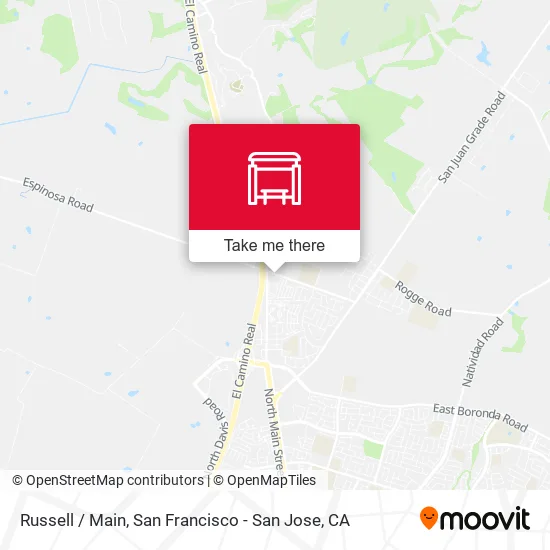 Russell /  Main map