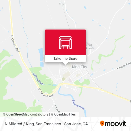 N Mildred / King map