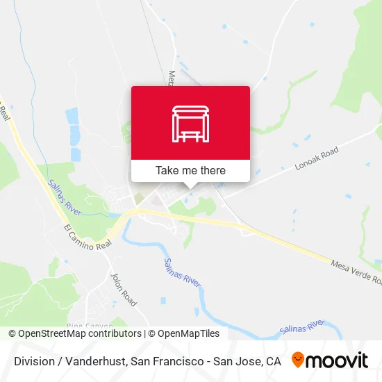 Division / Vanderhust map