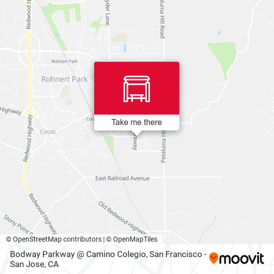 Bodway Parkway @ Camino Colegio map